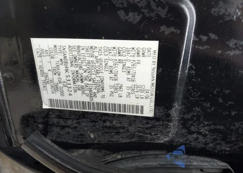 2006 Nissan Xterra X из США, поврежденный, VIN 5N1AN08U46C533324